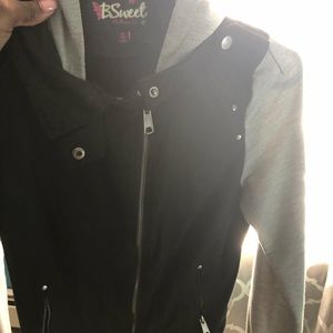 Black sweater jacket